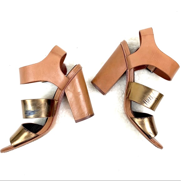 Sam Edelman Yelena Chunky Leather Strapped Sandal - Picture 10 of 10